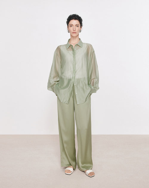Misty Sheer Tie Blouse
