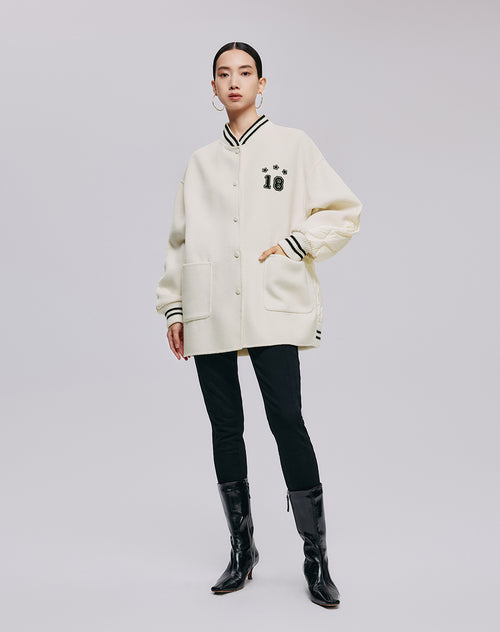 White Baseball Jacket