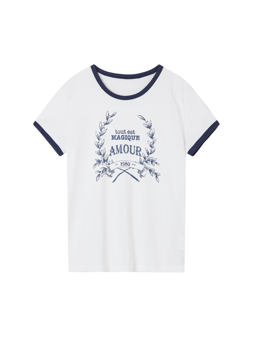 Southern French Trimmed T-shirt