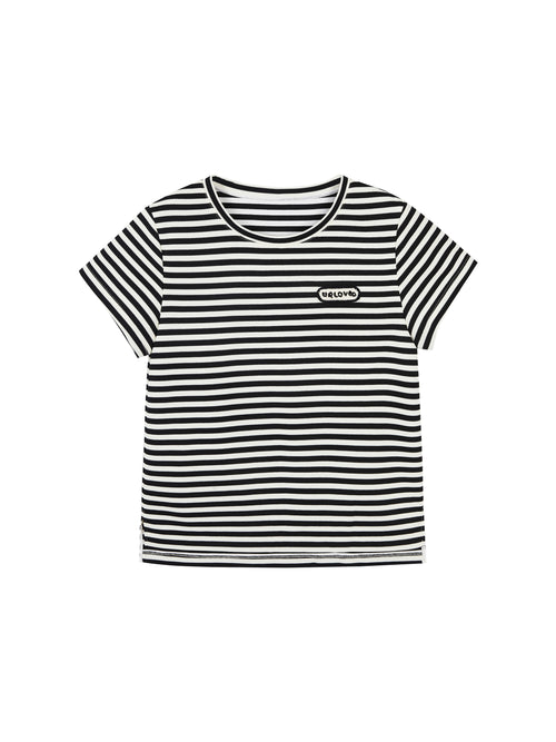 Casual Striped Suit-Tee