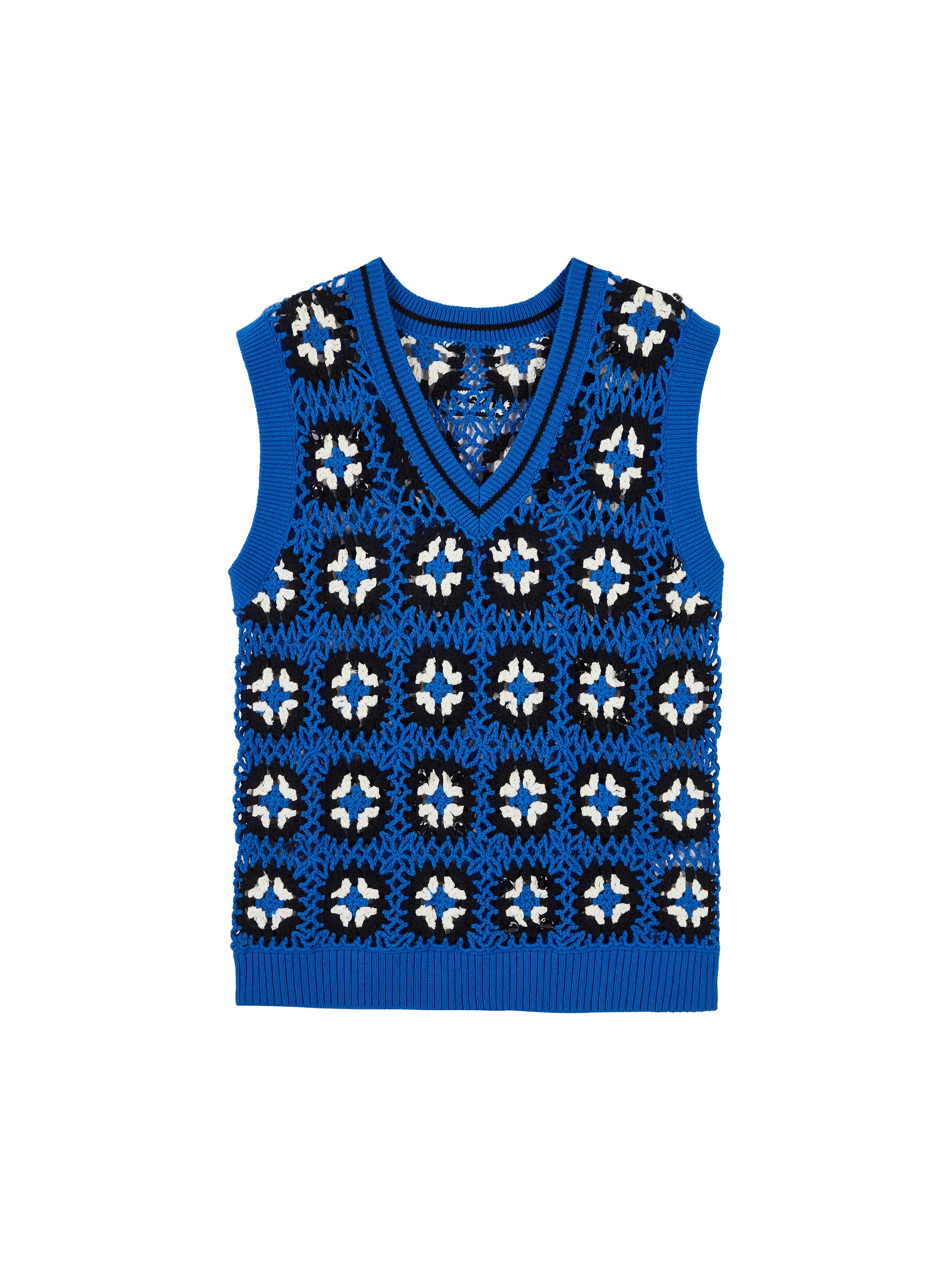 Vintage Floral Knit Vest – Urlazh New York