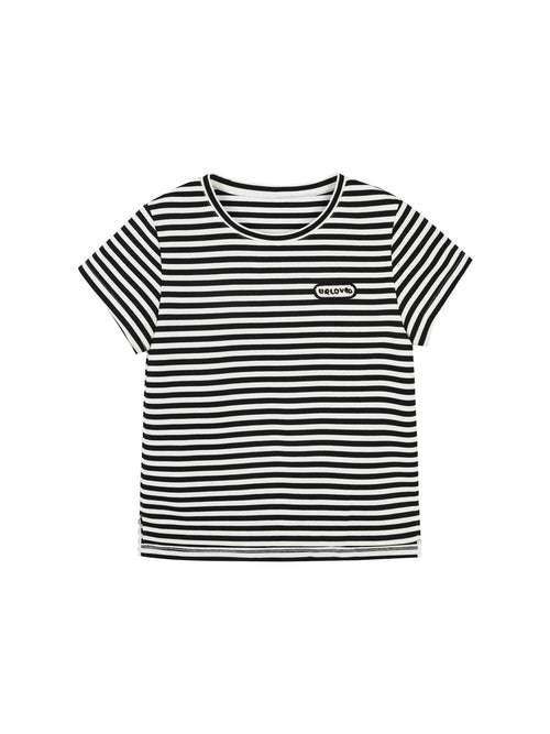 Casual Striped Suit-Tee-Sample