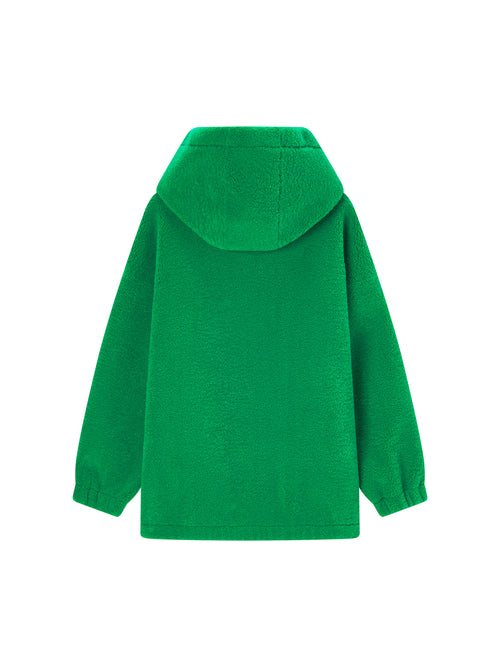 Healing Green Wool Coat