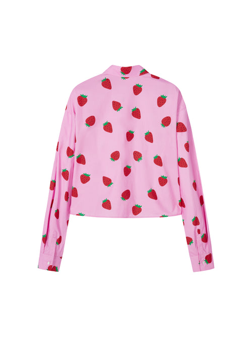 Strawberry Print Shirt