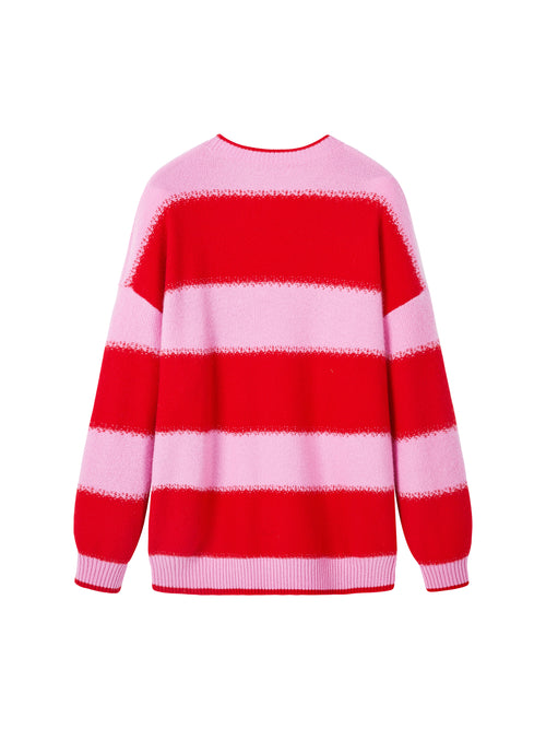 Strawberry Stripe Sweater