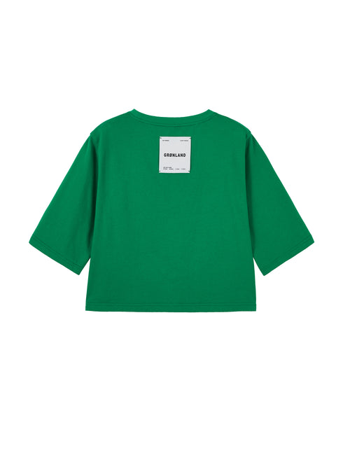 T-shirt Vert Impression