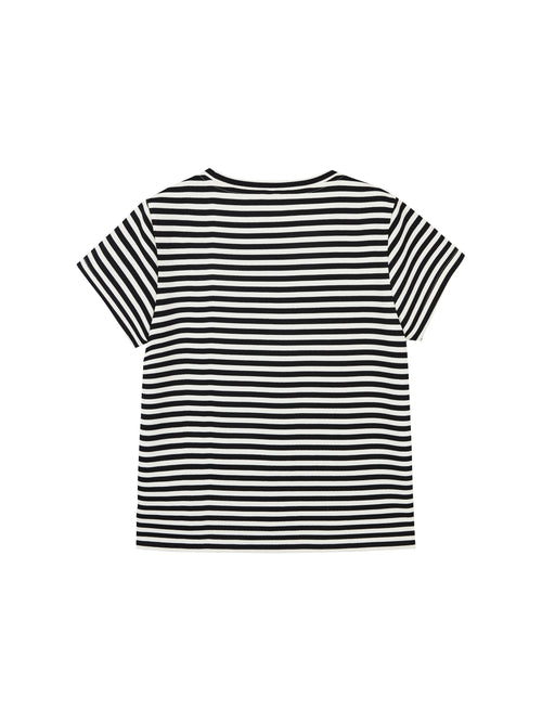 Casual Striped Suit-Tee-Sample