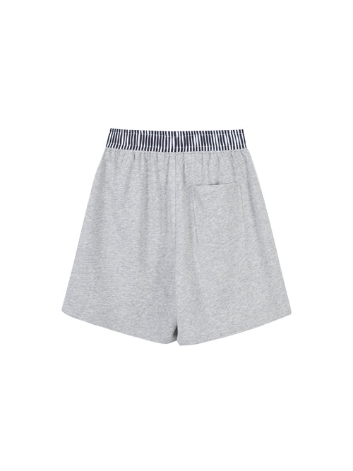 Needle And Shuttle Patchwork Sports Shorts