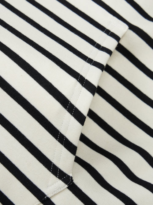 Knit Striped Hooded Dress