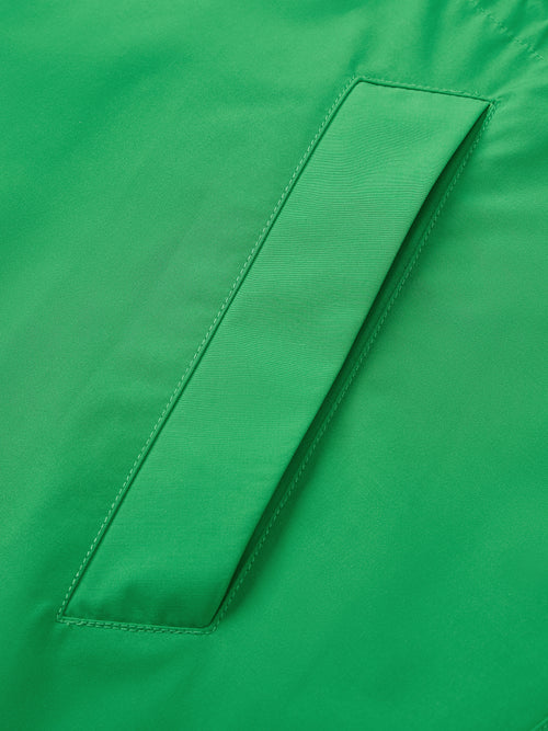 Amazon Green Silhouette Trench Coat