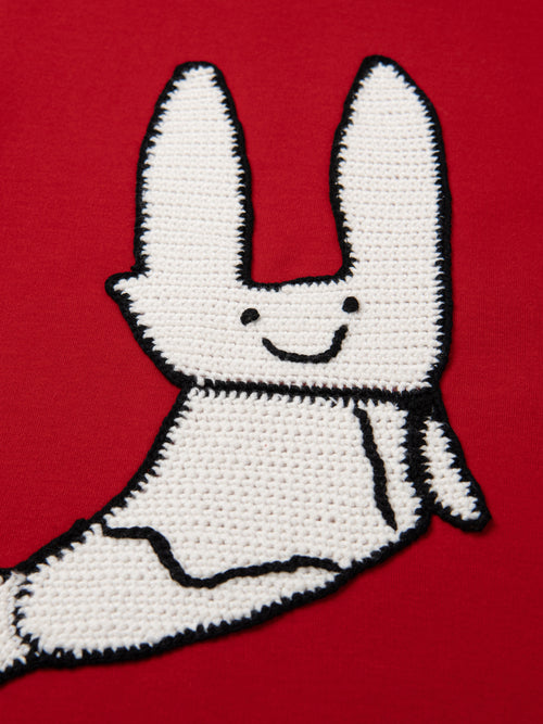 楽しいウサギの手作りかぎ針編みドレス