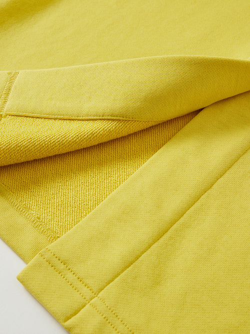 Kiwi Yellow Sweatshirt Set-Skirt