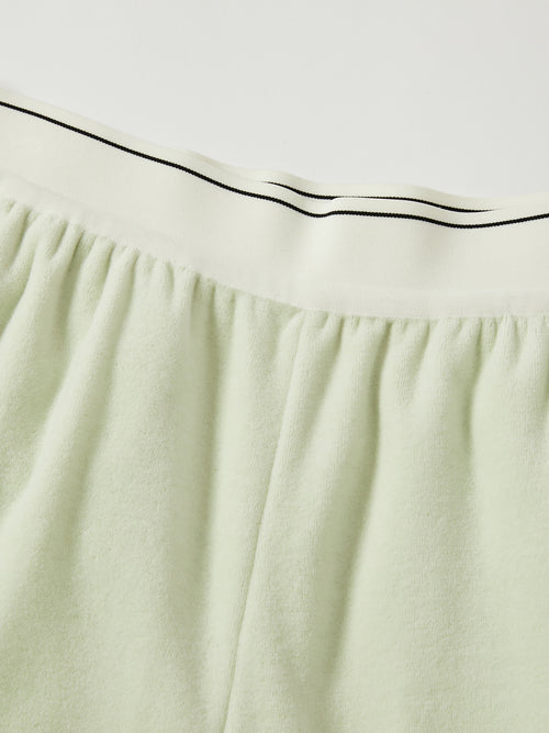 Pantalon de survêtement en molleton vert menthe
