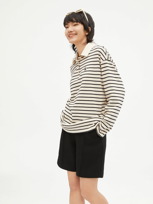 Classic Striped Polo Shirt-Sample