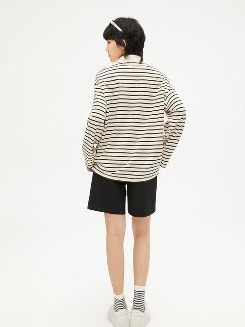 Classic Striped Polo Shirt-Sample