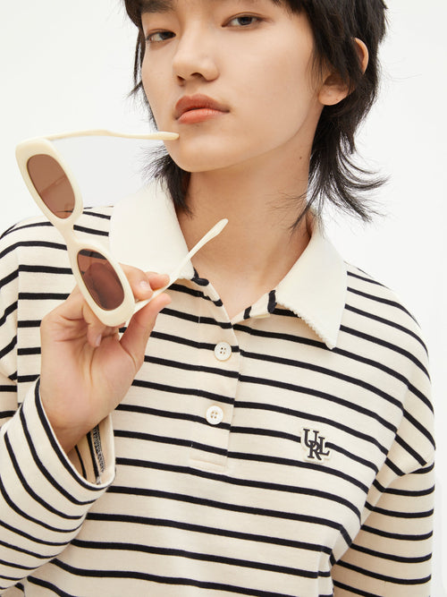Classic Striped Polo Shirt-Sample