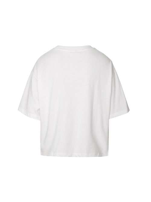 バニービーズ刺繍Tシャツ - ホワイト
