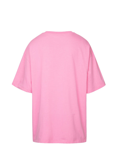 Fruit Pattern Tee-Rosy Red-Sample