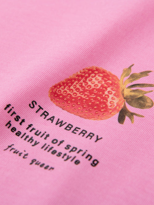 Fruit T-Shirt-Rosy Red