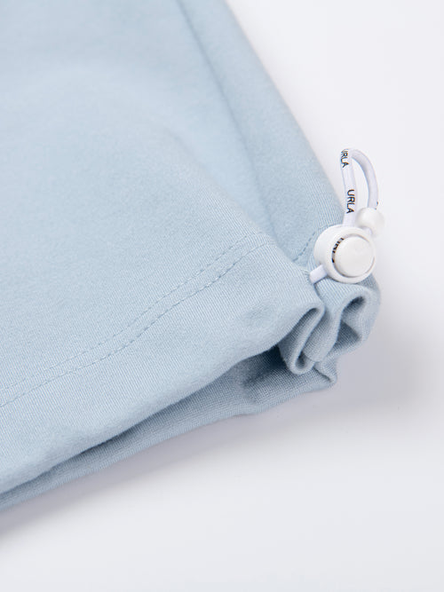 Collision Color Sweatshirt-Light Blue