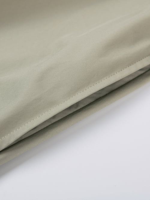 Robe Silhouette Simple-Vert Kaki