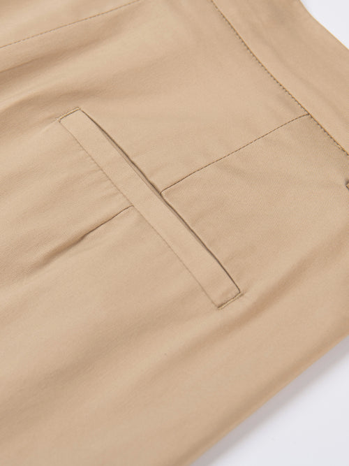 Simple Casual Wide Leg Pants-Khaki