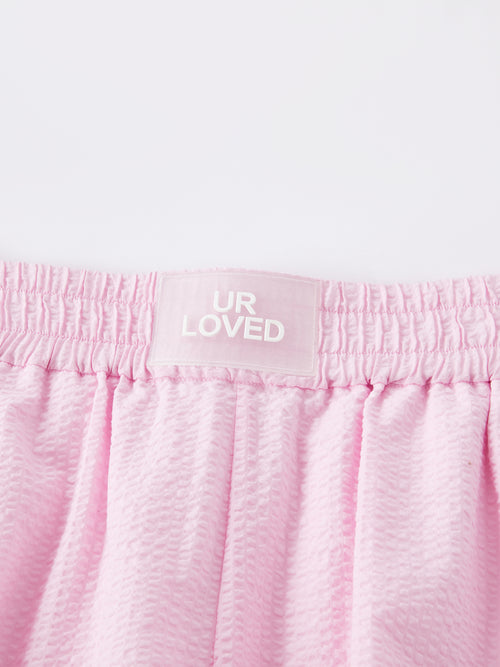 First Love Pink Suit-Shorts