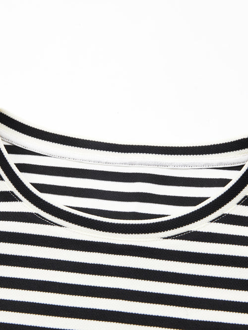 Casual Striped Suit-Tee-Sample