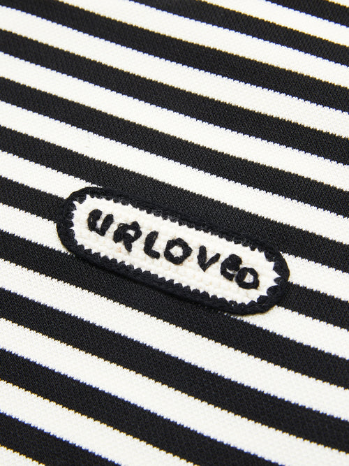 Casual Striped Suit-Tee-Sample