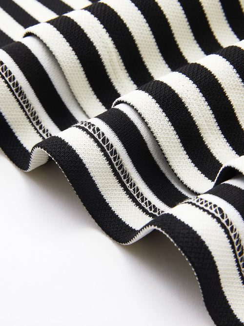 Casual Striped Suit-Tee-Sample