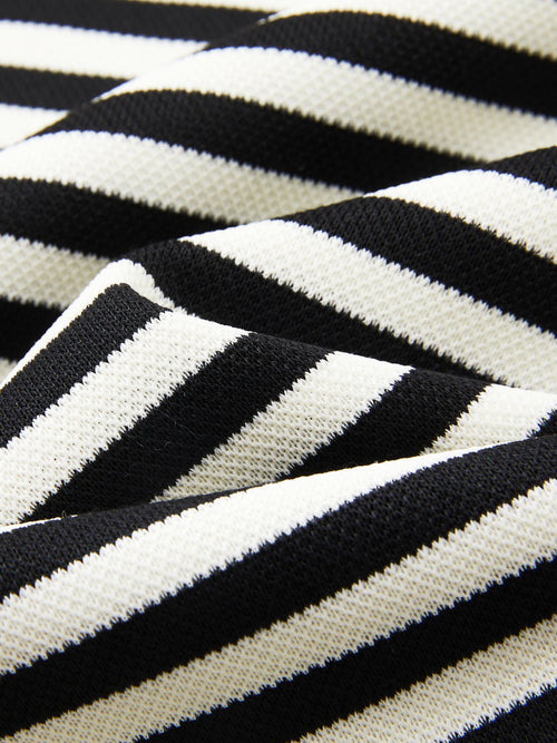 Casual Striped Suit-Tee-Sample