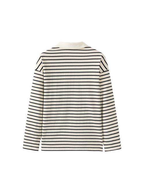 Classic Striped Polo Shirt-Sample