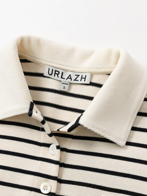 Classic Striped Polo Shirt-Sample