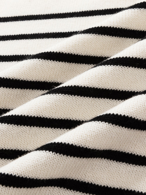 Classic Striped Cotton Pullover