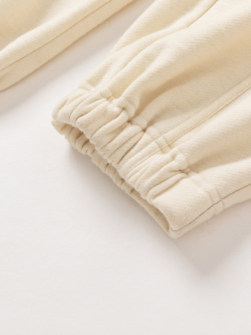 Cream Wool Sweaterpants