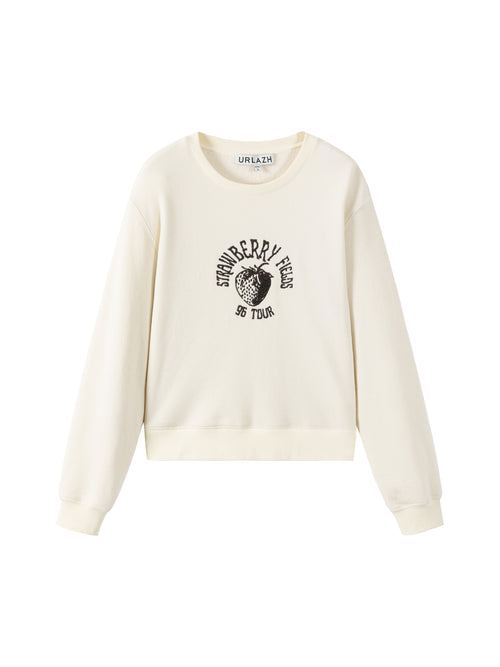 Cream Wool Sweatershirt