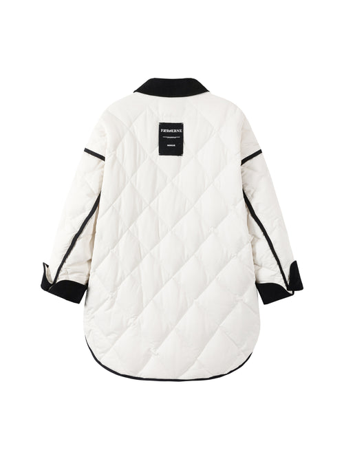 Modern Quilted Cotton Down Jacket