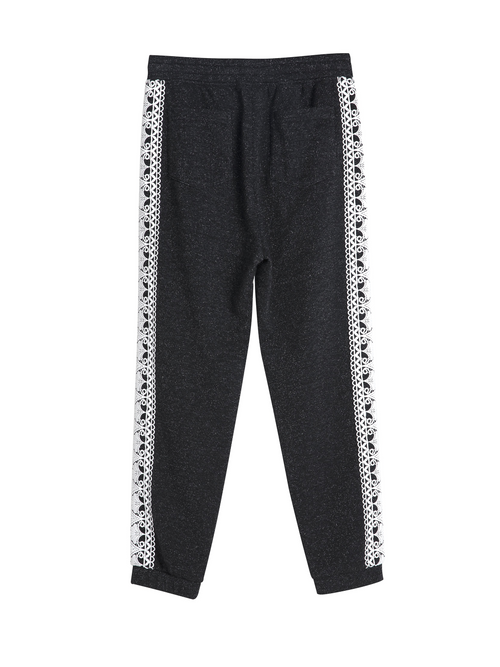 Lace Trim Lounge Pants - Urlazh New York