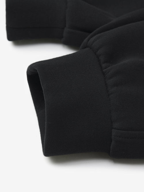 Pantalon sweat-shirt noir polyvalent