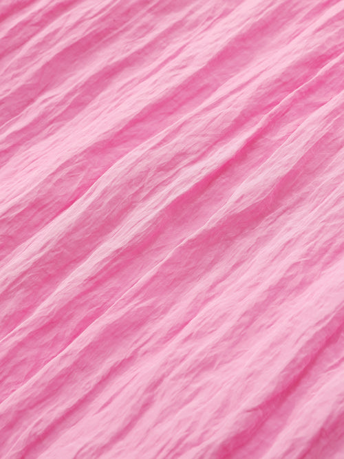 Blush Pink Crinkled Shirt