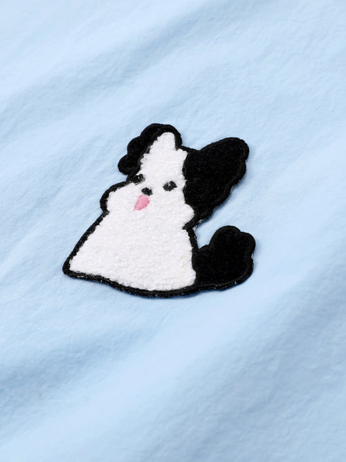 Puppy Embroidered Dress
