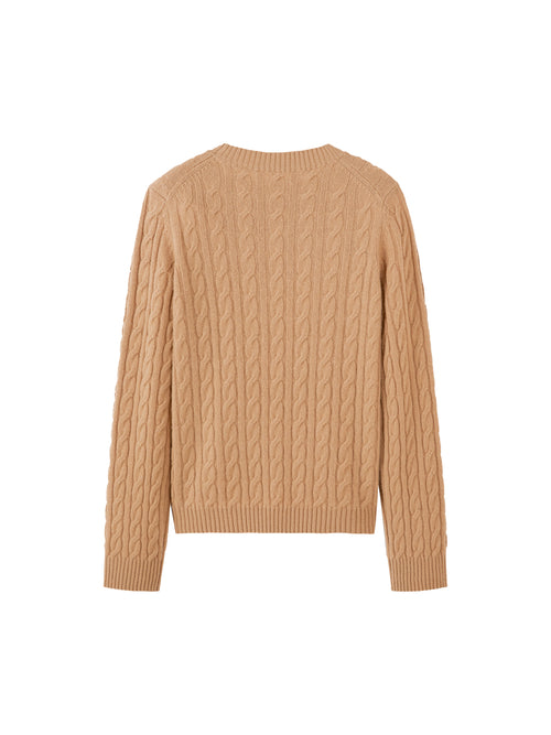 Camel Cashmere Sweater