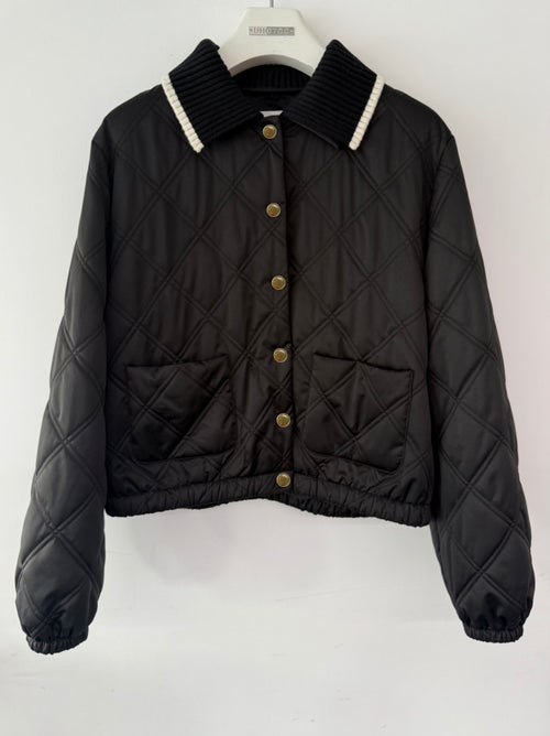Black Quilted Jacket