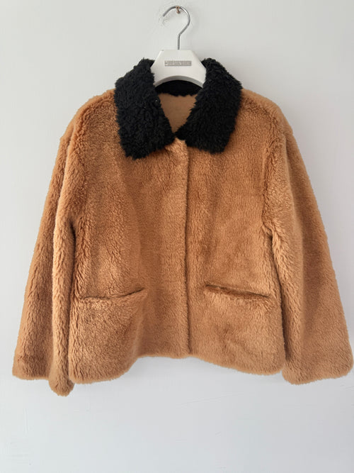 Teddy Contrasting Eco-Friendly Fur