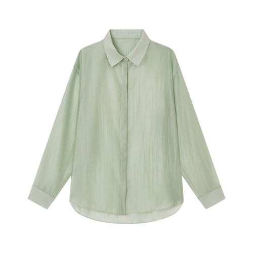 Misty Sheer Tie Blouse