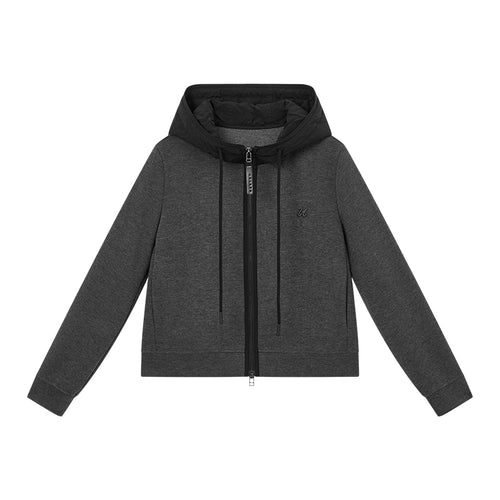 Coconut Grey Black Coffee Hooded Jacket