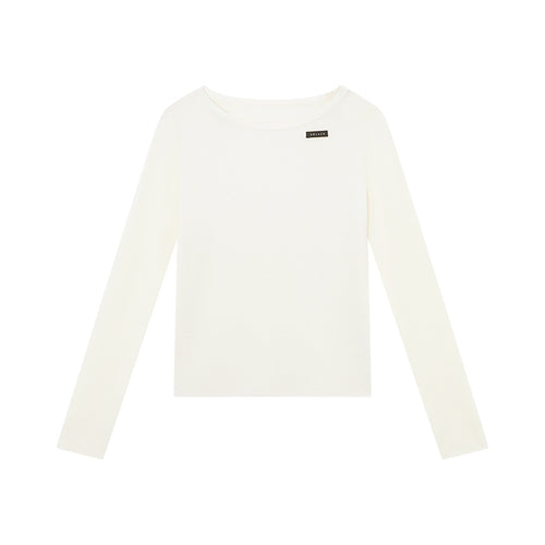 Cloud Coconut Off-Shoulder Sweater
