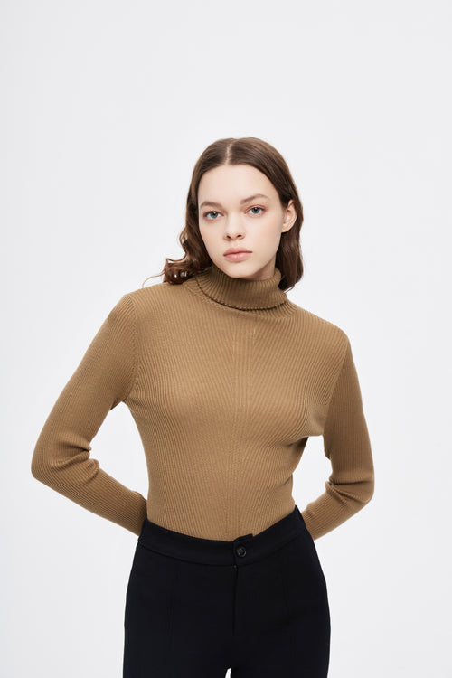 Light Brown Prague Bottom Sweater