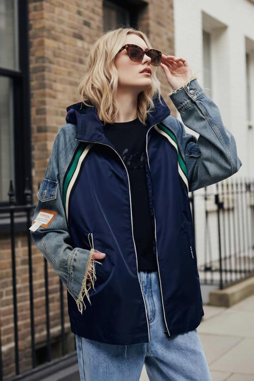Patchwork Denim Jacket - Urlazh New York