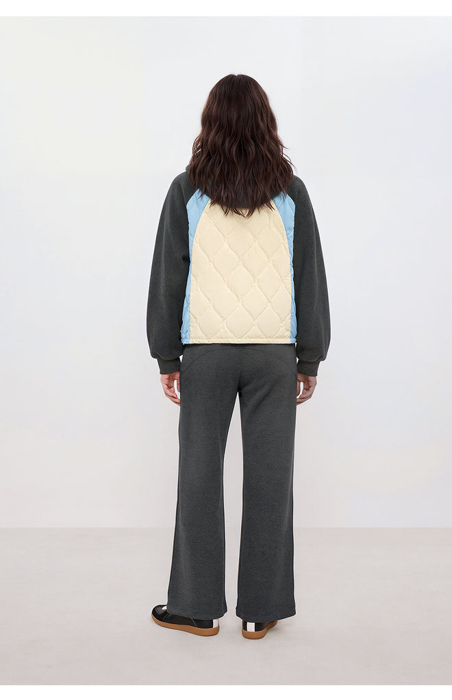 Vintage Color Blocked Thin Down